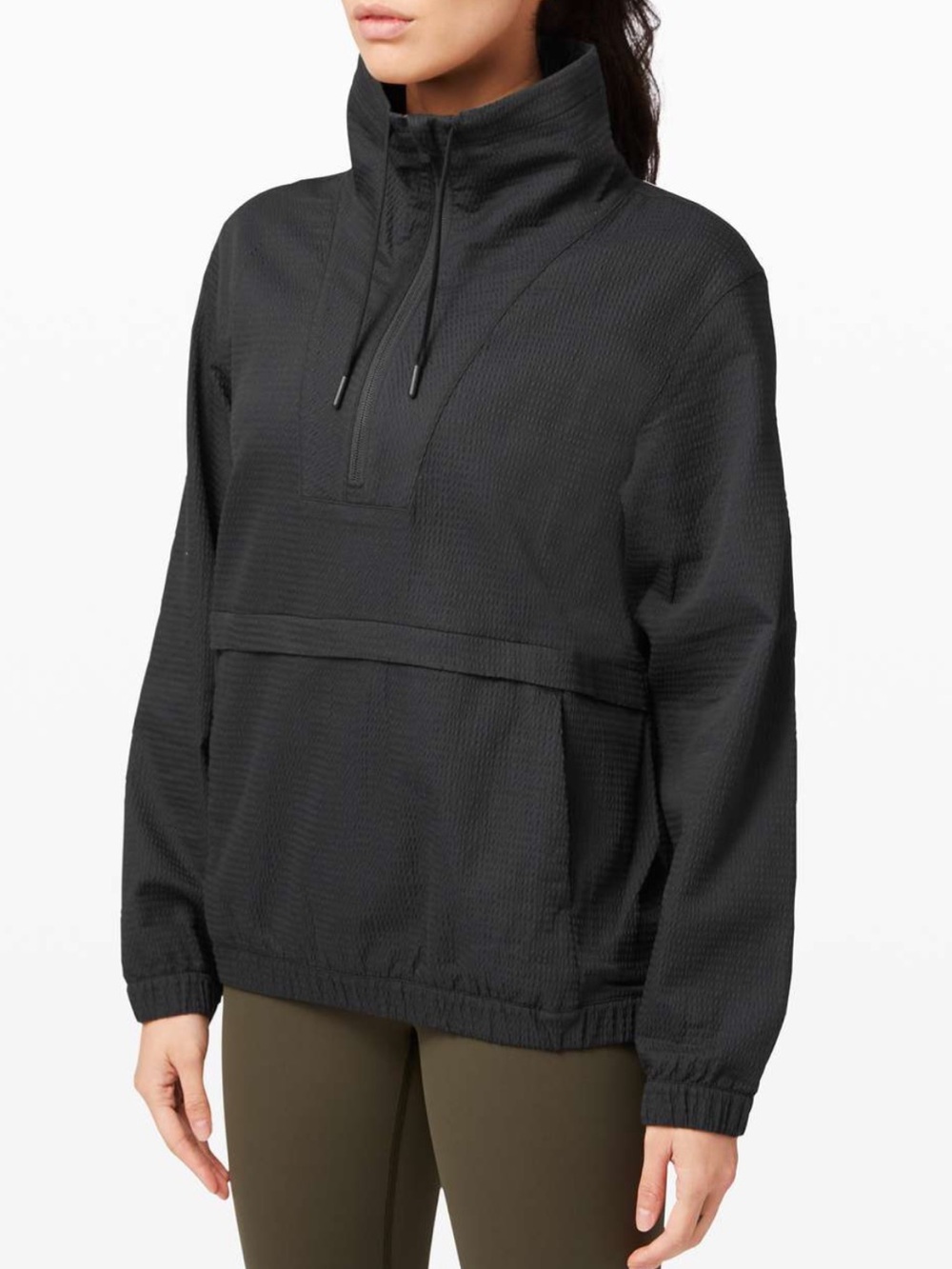 Black Lululemon Pack Light Pullover Packable